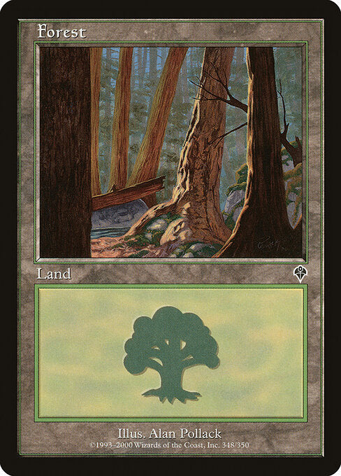 Forest (348) (Foil) - Invasion - Game On