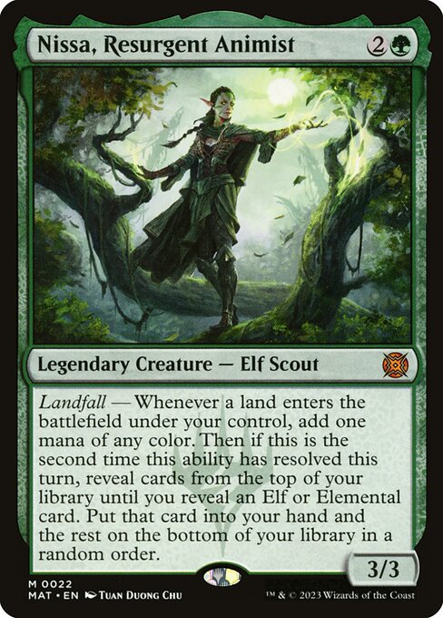 Nissa, Resurgent Animist (22) - March of the Machine: The Aftermath - Game On