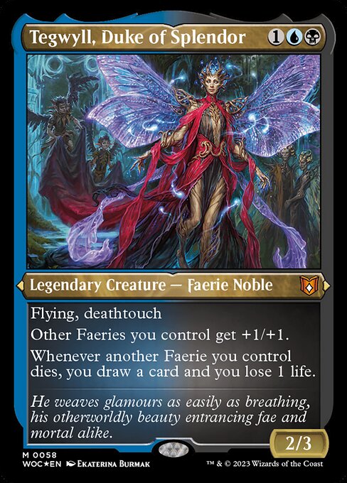 Tegwyll, Duke of Splendor (58) (Etched) - Wilds of Eldraine Commander - Game On