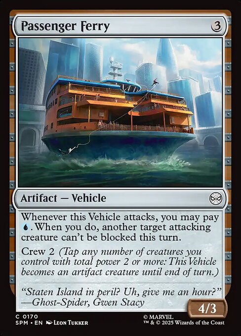 Passenger Ferry (170) - Marvel's Spider-Man - Game On