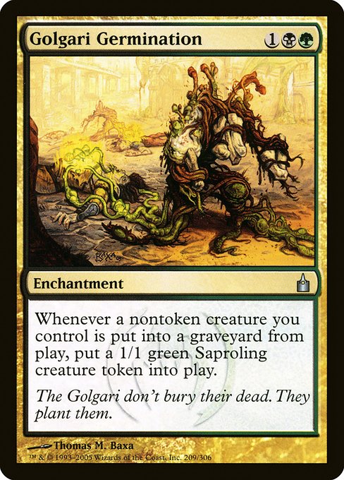 Golgari Germination (209) - Ravnica: City of Guilds - Game On