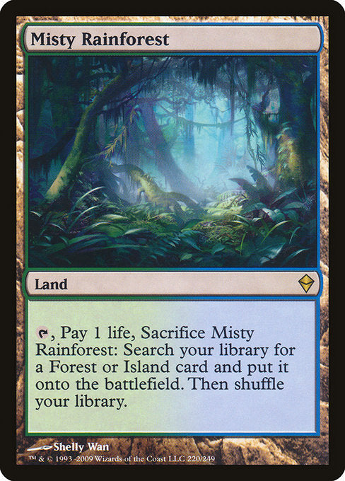 Misty Rainforest (220) - Zendikar - Game On