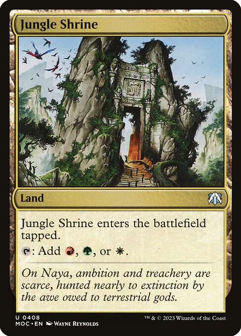 Jungle Shrine (408) - March of the Machine Commander - Game On