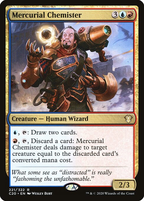 Mercurial Chemister (221) - Commander 2020 - Game On