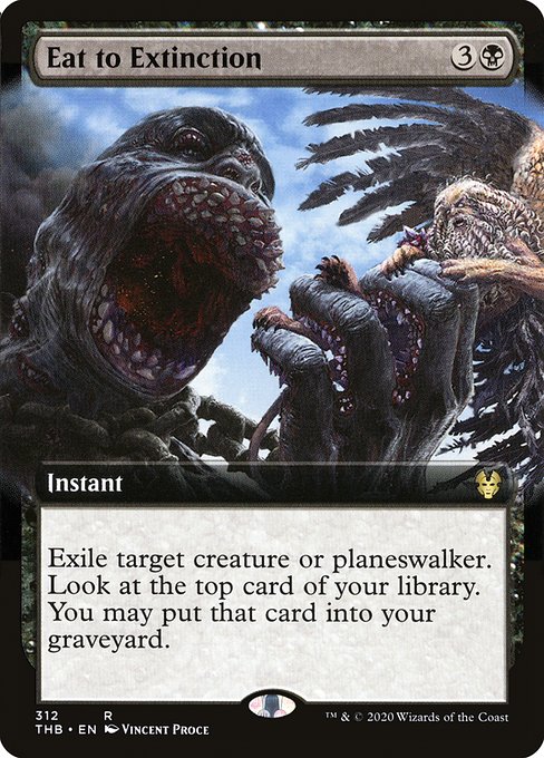 Eat to Extinction (312) - EXTENDED ART (Foil) - Theros Beyond Death - Game On