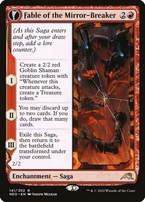 Fable of the Mirror-Breaker // Reflection of Kiki-Jiki (141) (Foil) - Kamigawa: Neon Dynasty - Game On