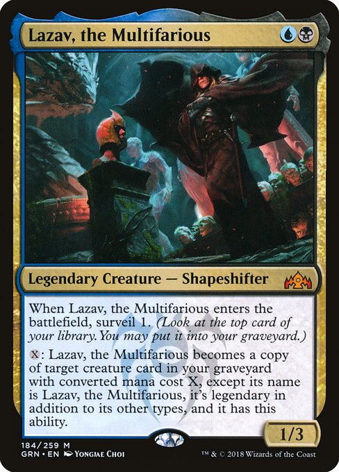 Lazav, the Multifarious (184) (Foil) - Guilds of Ravnica - Game On