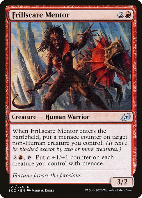 Frillscare Mentor (121) (Foil) - Ikoria: Lair of Behemoths - Game On