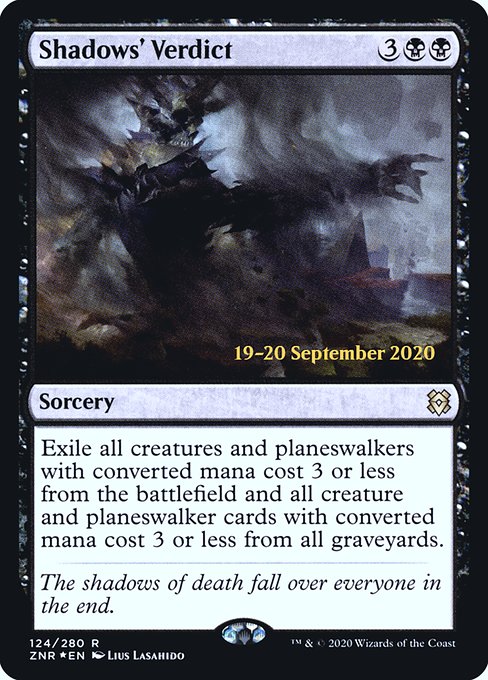 Shadows' Verdict (124s) (Foil) - Zendikar Rising Promos - Game On