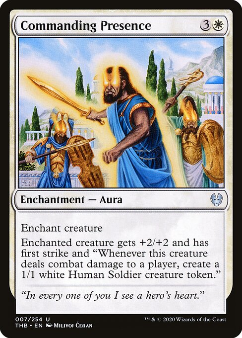 Commanding Presence (7) (Foil) - Theros Beyond Death - Game On