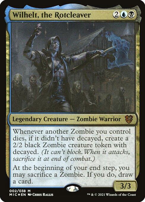 Wilhelt, the Rotcleaver (2) (Foil) - Midnight Hunt Commander - Game On