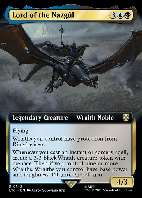 Lord of the Nazgûl (142) - EXTENDED ART - Tales of Middle-earth Commander - Game On