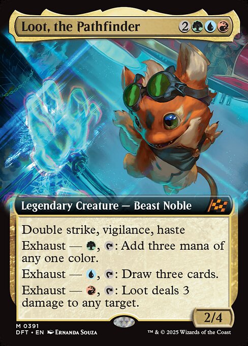 Loot, the Pathfinder (391) - EXTENDED ART - Aetherdrift - Game On
