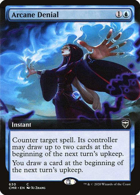 Arcane Denial (630) - EXTENDED ART - Commander Legends - Game On