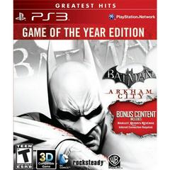 Batman: Arkham City [Game of the Year Greatest Hits] - Playstation 3 (Complete In Box) - Game On