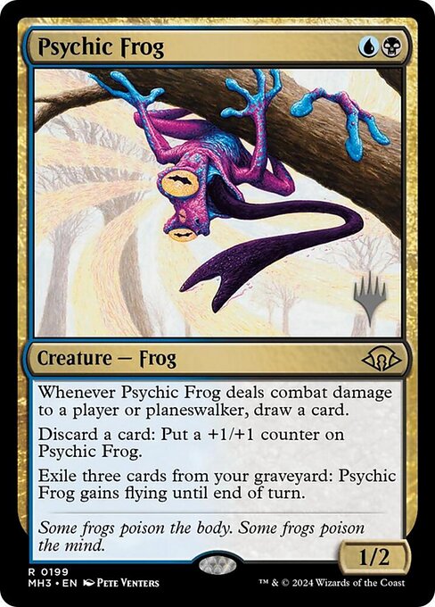 Psychic Frog (199p) (Foil) - Modern Horizons 3 Promos - Game On