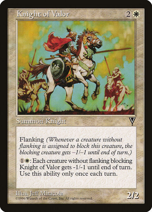 Knight of Valor (11) - Visions - Game On