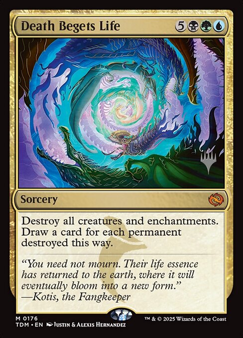 Death Begets Life (176p) - Tarkir: Dragonstorm Promos - Game On