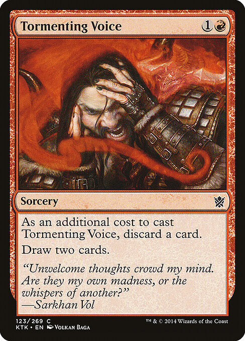 Tormenting Voice (123) (Foil) - Khans of Tarkir - Game On