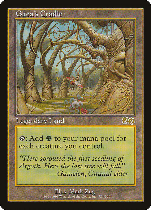 Gaea's Cradle (321) - Urza's Saga - Game On