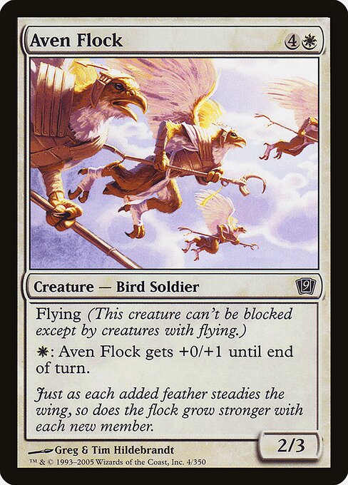 Aven Flock (4★) (Foil) - Ninth Edition - Game On