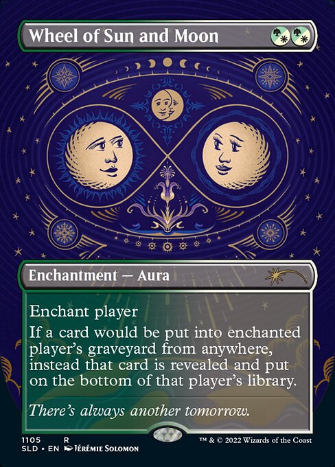 Wheel of Sun and Moon (1105) - BORDERLESS - FULL ART - Secret Lair Drop - Game On
