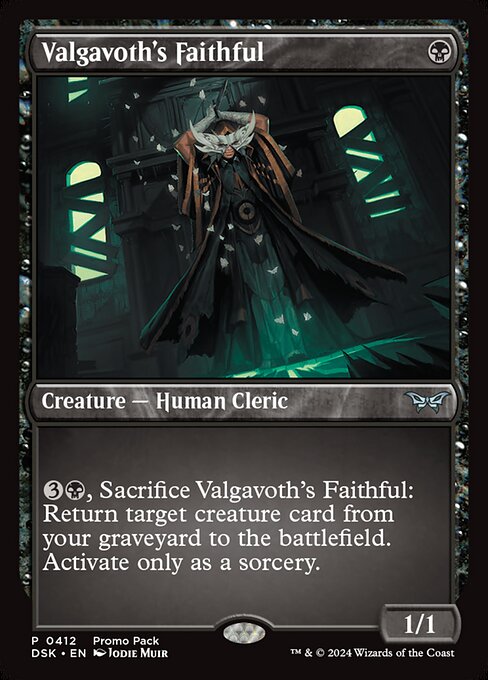 Valgavoth's Faithful (412) - Duskmourn: House of Horror - Game On