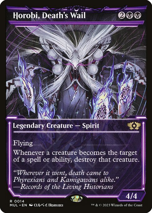 Horobi, Death's Wail (14) - SHOWCASE - FULL ART (Foil) - Multiverse Legends - Game On