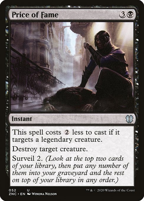Price of Fame (52) - Zendikar Rising Commander - Game On