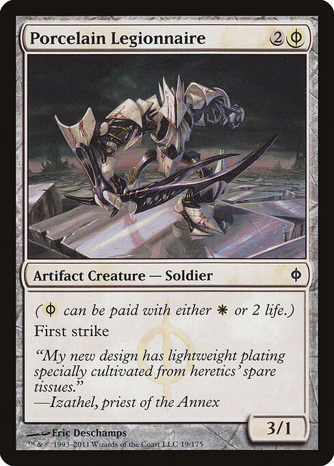 Porcelain Legionnaire (19) - New Phyrexia - Game On