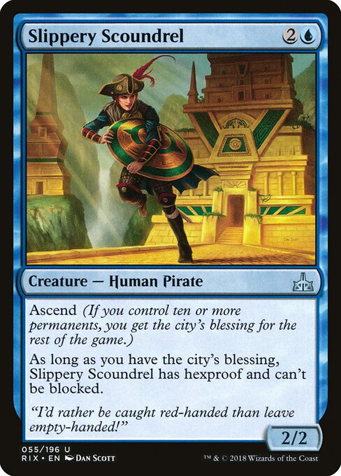 Slippery Scoundrel (55) - Rivals of Ixalan - Game On