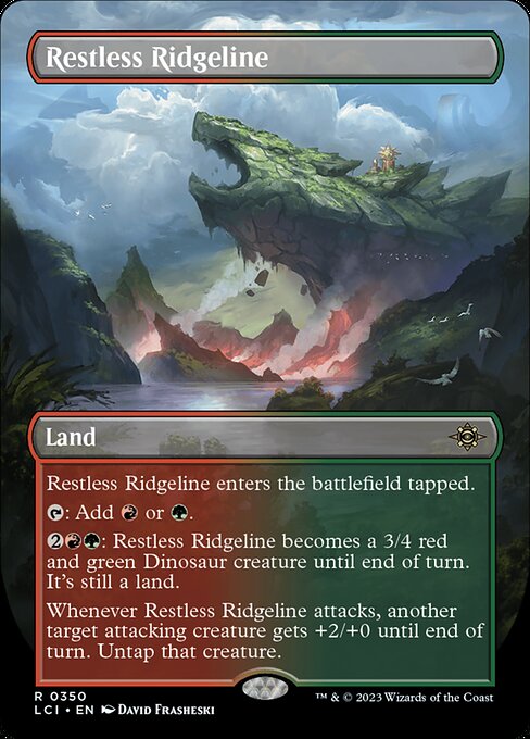 Restless Ridgeline (350) - BORDERLESS - The Lost Caverns of Ixalan - Game On