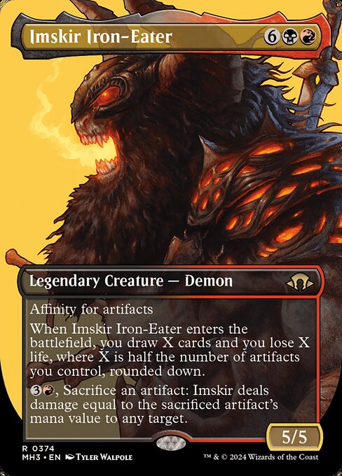 Imskir Iron-Eater (374) - BORDERLESS - FULL ART - Modern Horizons 3 - Game On