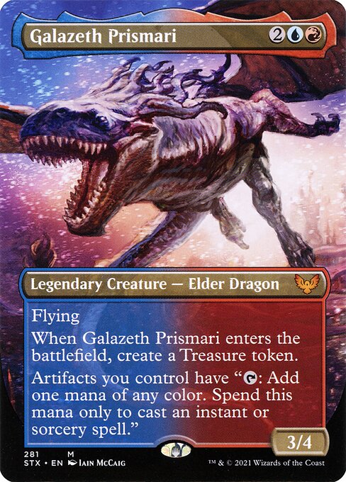 Galazeth Prismari (281) - BORDERLESS - FULL ART (Foil) - Strixhaven: School of Mages - Game On