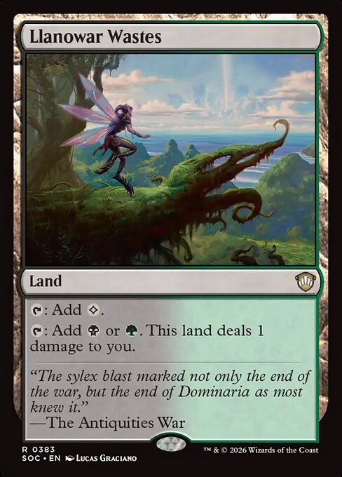 Llanowar Wastes (383) - Secrets of Strixhaven Commander - Game On