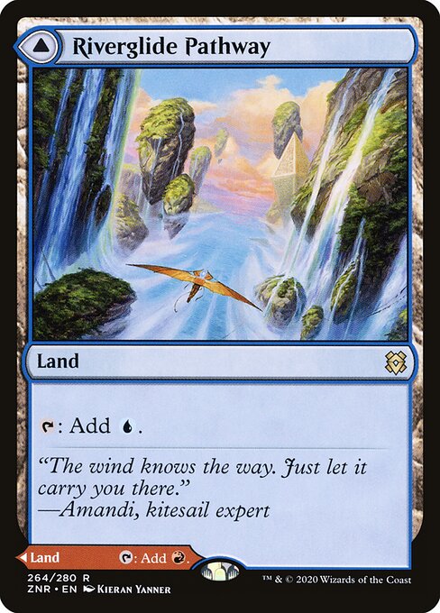Riverglide Pathway // Lavaglide Pathway (264) (Foil) - Zendikar Rising - Game On