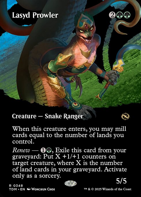 Lasyd Prowler (348) - BORDERLESS - FULL ART - Tarkir: Dragonstorm - Game On