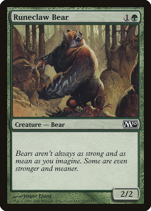 Runeclaw Bear (203) - Magic 2010 - Game On