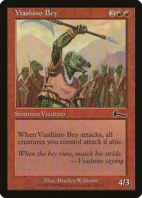 Viashino Bey (93) (Foil) - Urza's Legacy - Game On