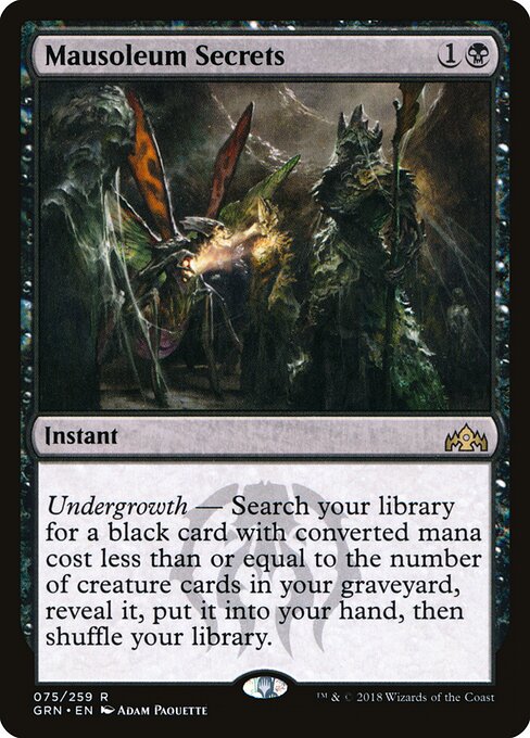 Mausoleum Secrets (75) - Guilds of Ravnica - Game On