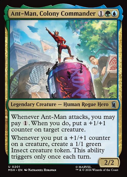 Ant-Man, Colony Commander (201) - Marvel Super Heroes - Game On