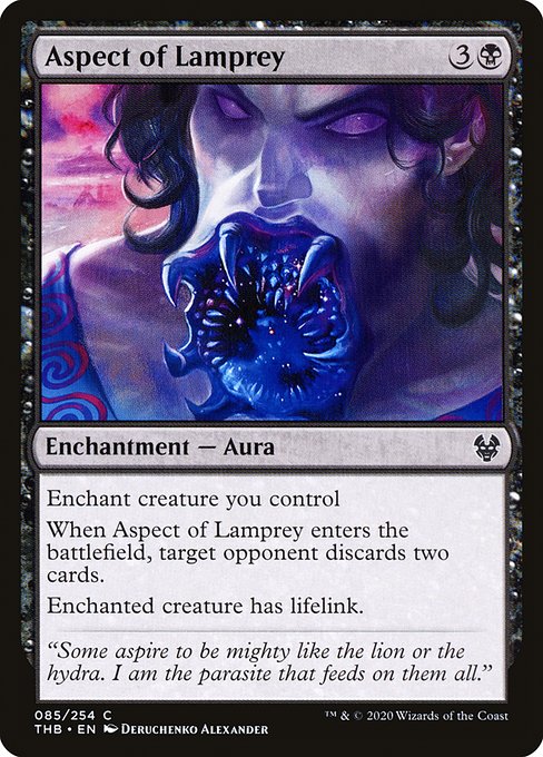 Aspect of Lamprey (85) (Foil) - Theros Beyond Death - Game On