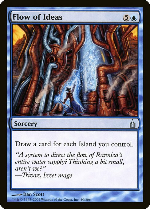Flow of Ideas (50) - Ravnica: City of Guilds - Game On