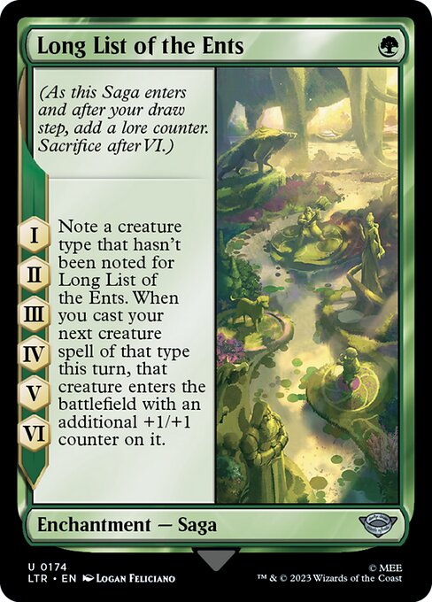 Long List of the Ents (174) (Foil) - The Lord of the Rings: Tales of Middle-earth - Game On