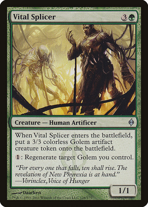 Vital Splicer (126) (Foil) - New Phyrexia - Game On