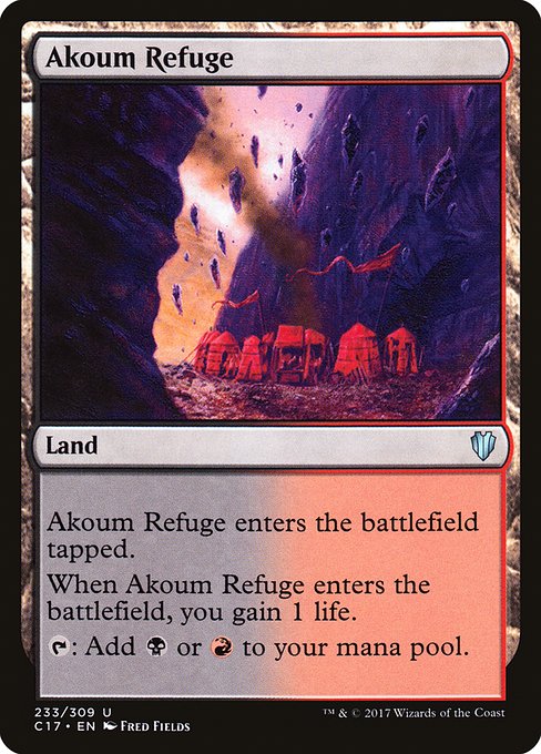 Akoum Refuge (233) - Commander 2017 - Game On