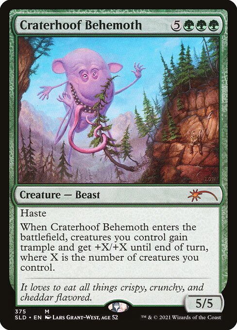 Craterhoof Behemoth (375) - Secret Lair Drop - Game On