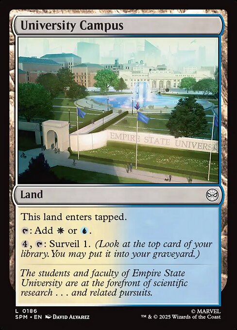 University Campus (186) (Foil) - Marvel's Spider-Man - Game On