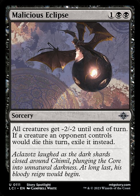 Malicious Eclipse (111) (Foil) - The Lost Caverns of Ixalan - Game On