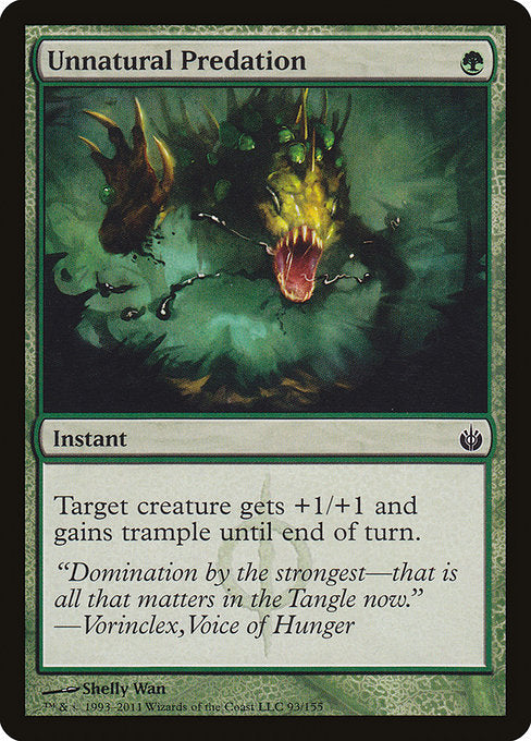 Unnatural Predation (93) (Foil) - Mirrodin Besieged - Game On
